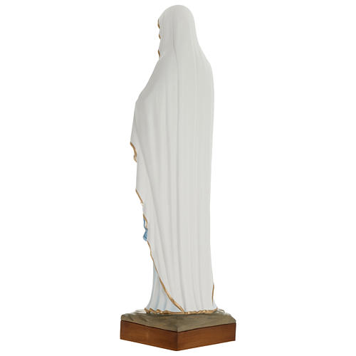 Estatua Virgen Lourdes 100 cm fibra de vidrio PARA EXTERIOR 7