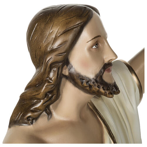 Statue of Resurrected Jesus in fibreglass 100 cm for EXTERNAL USE 10