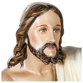Estatua Jesús Resucitado 100 cm fiberglass para exterior