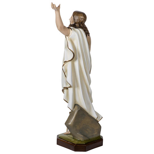 Estatua Jesús Resucitado 100 cm fiberglass para exterior 7