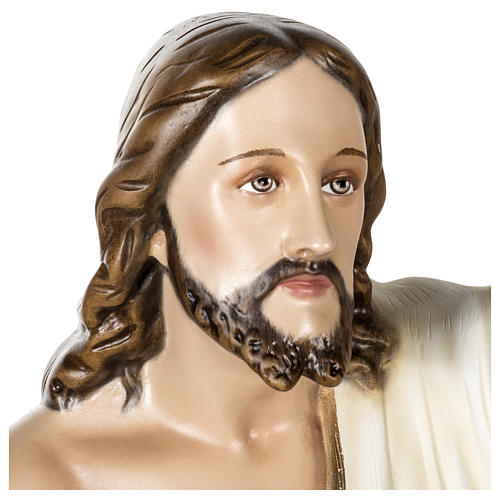 Statua Gesù Risorto 100 cm fiberglass per esterni 2