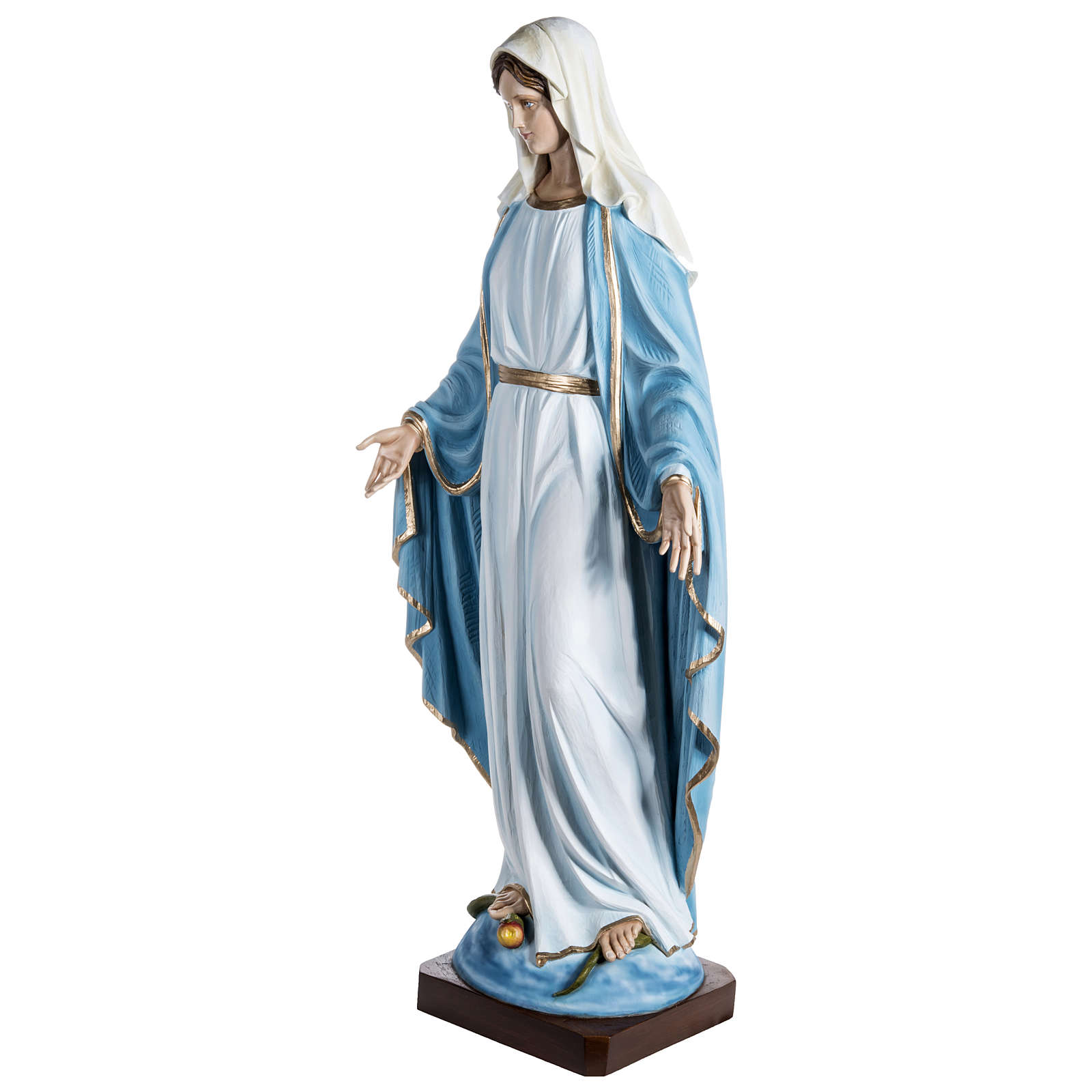 Statue Of The Immaculate Virgin Mary In Fibreglass 100 Cm 