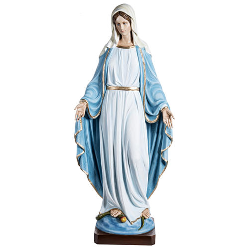 Statue of the Immaculate Virgin Mary in fibreglass 100 cm for EXTERNAL USE 1