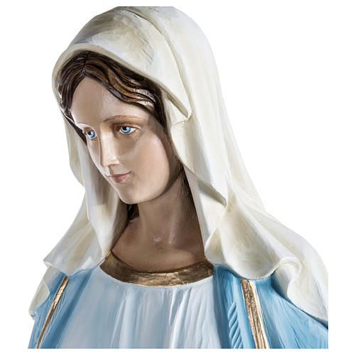 Statue of the Immaculate Virgin Mary in fibreglass 100 cm for EXTERNAL USE 2