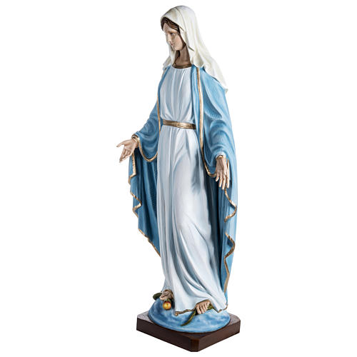 Statue of the Immaculate Virgin Mary in fibreglass 100 cm for EXTERNAL USE 3
