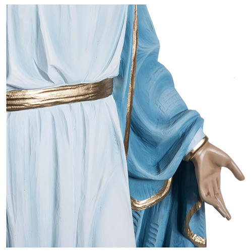 Statue of the Immaculate Virgin Mary in fibreglass 100 cm for EXTERNAL USE 6