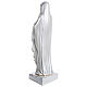 Statue Gottesmutter von Lourdes perlmuttartigen Fiberglas 60cm AUSSENGEBRAUCH s6