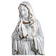 Statue of Our Lady of Lourdes in golden mother-of-pearl fibreglass 60 cm for EXTERNAL USE s2
