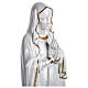 Statue of Our Lady of Lourdes in golden mother-of-pearl fibreglass 60 cm for EXTERNAL USE s3