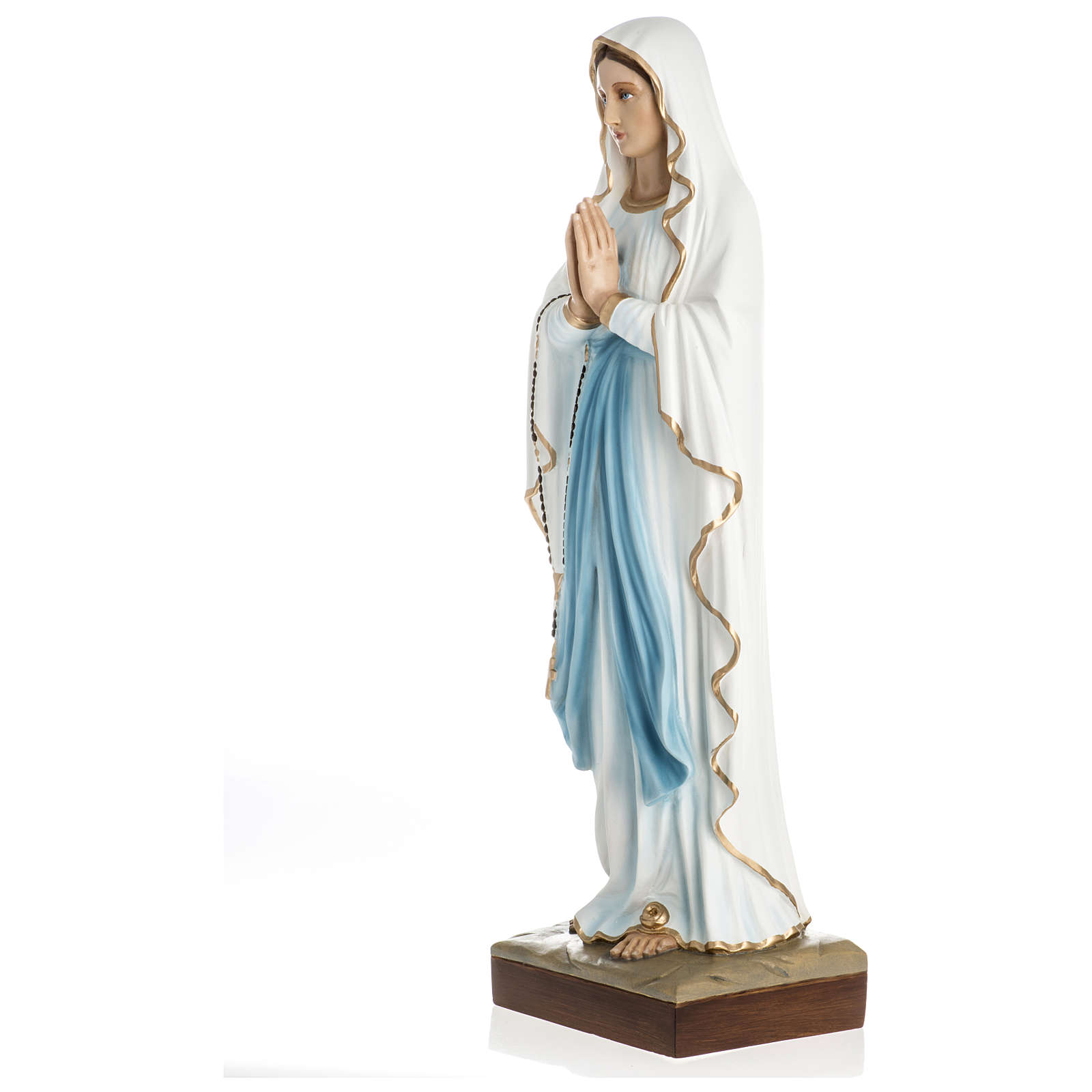 Statue Gottesmutter von Lourdes 60cm Fiberglas | Online Verfauf auf HOLYART