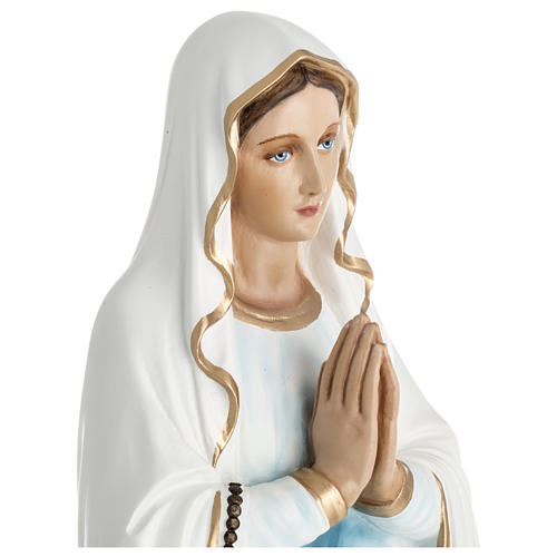 Statue Notre-Dame de Lourdes fibre de verre 60 cm POUR EXTÉRIEUR 2