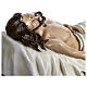 Dead Jesus in coloured fibreglass 140 cm for EXTERNAL USE s9