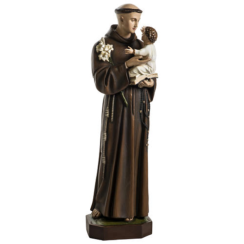 Saint Anthony of Padua, 39 inc painted fiberglass statue FOR OUTDOOR USE 1