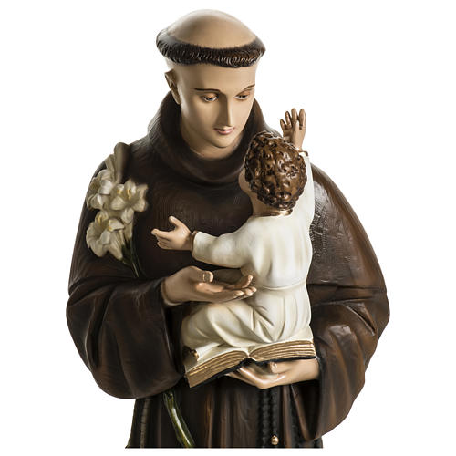Saint Anthony of Padua, 39 inc painted fiberglass statue FOR OUTDOOR USE 6