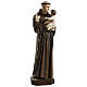 Saint Anthony of Padua, 39 inc painted fiberglass statue FOR OUTDOOR USE s1