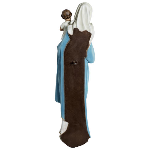 Statue of the Virgin Mary with Baby Jesus in fibreglass 60 cm for EXTERNAL USE 9