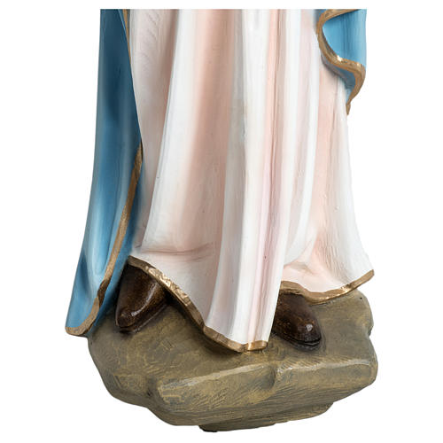 Estatua Virgen con niño aplicación 60 cm fibra de vidrio PARA EXTERIOR 8