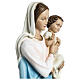 Estatua Virgen con niño aplicación 60 cm fibra de vidrio PARA EXTERIOR s7