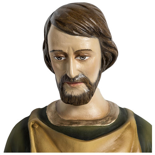 Statue of St. Joseph the woodworker in fibreglass 60 cm for EXTERNAL USE 2