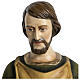 Statue of St. Joseph the woodworker in fibreglass 60 cm for EXTERNAL USE s2