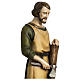 Statue of St. Joseph the woodworker in fibreglass 60 cm for EXTERNAL USE s3