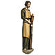Statue of St. Joseph the woodworker in fibreglass 60 cm for EXTERNAL USE s5
