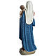 Statue Vierge à l'enfant 60 cm fibre de verre veste rouge bleu POUR EXTÉRIEUR s7