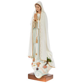 Estatua Virgen de Fátima 60 cm fiberglass pintada PARA EXTERIOR