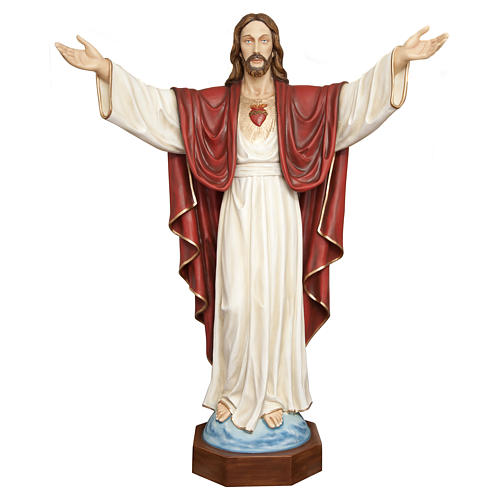 Statue of Christ the Reedemer in fibreglass 200 cm for EXTERNAL USE 1