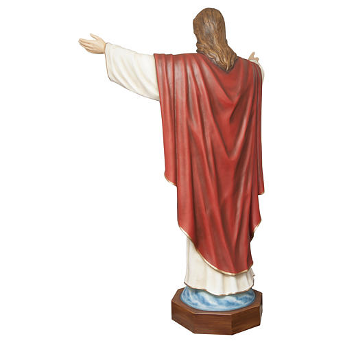 Statue of Christ the Reedemer in fibreglass 200 cm for EXTERNAL USE 10