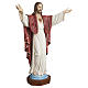 Statua Cristo Redentore 200 cm vetroresina PER ESTERNO s6