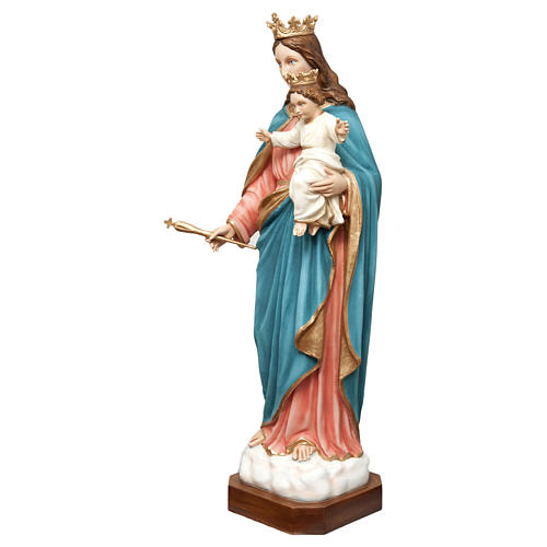 Statue of Our Lady of Help in painted fibreglass 120 cm for EXTERNAL USE 3