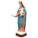 Statue of Our Lady of Help in painted fibreglass 120 cm for EXTERNAL USE s3