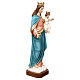 Statue of Our Lady of Help in painted fibreglass 120 cm for EXTERNAL USE s5