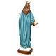 Statue of Our Lady of Help in painted fibreglass 120 cm for EXTERNAL USE s7