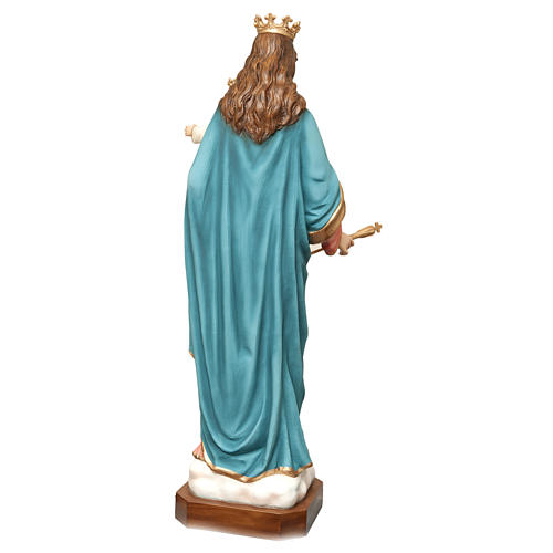 Estatua Virgen Auxiliadora 120 cm fibra de vidrio pintada PARA EXTERIOR 7