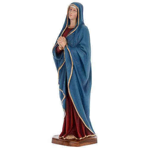 Statue of Our Lady of Sorrows in painted fibreglass 100 cm for EXTERNAL USE 2