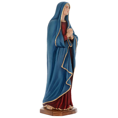 Statue of Our Lady of Sorrows in painted fibreglass 100 cm for EXTERNAL USE 3