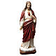 Statue of the Sacred Heart of Jesus in painted fibreglass 165 cm for EXTERNAL USE s1