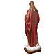 Estatua Sagrado Corazón de Jesús 165 cm fibra de vidrio pintada PARA EXTERIOR s6