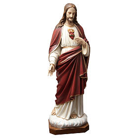 Figura Najświętsze Serce Jezusa, 165 cm, włókno szklane, malowana, NA ZEWNĄTRZ