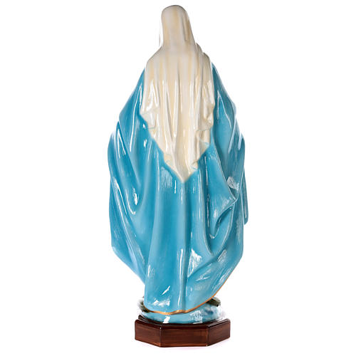 Statue of the Immaculate Virgin Mary in painted fibreglass 100 cm for EXTERNAL USE 5