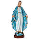 Estatua Virgen Inmaculada 100 cm fibra de vidrio pintada PARA EXTERIOR s1