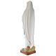Statue of Our Lady of Lourdes in painted fibreglass 100 cm for EXTERNAL USE s4