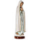 Estatua Virgen de Fátima 83 cm fiberglass pintada PARA EXTERIOR s4