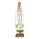 Statue of Our Lady of Fatima in painted fibreglass 100 cm for EXTERNAL USE s1