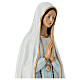 Estatua Virgen de Fátima 100 cm de fibra de vidrio coloreada PARA EXTERIOR s6
