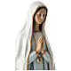 Statua Madonna di Fatima 100 cm in vetroresina colorata PER ESTERNO s4