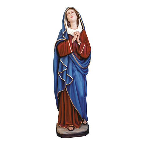 Statue of Our Lady of Sorrows in coloured fibreglass 160 cm for EXTERNAL USE 1