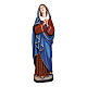Estatua Virgen Dolorosa 160 cm fibra de vidrio coloreada PARA EXTERIOR s1